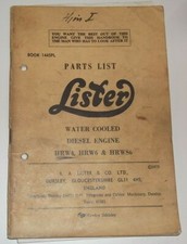 LISTER HRW4 HRW6 HRWS6 LIQUID