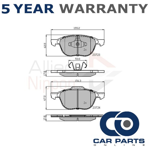 Brake pads set front - brake,