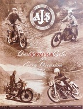 A.J.S. Motorcycles 'For Every Occasion' ADVERT #2 : Vintage 1952 Print