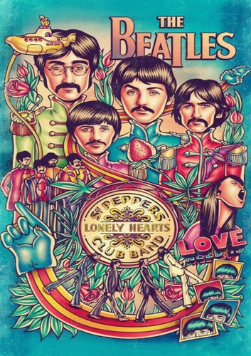 Beatles sgt pepper - "beatles, pepper"