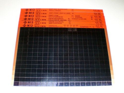 Microfiche spare parts catalog - microfiche,