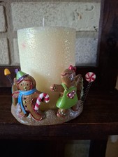 Gingerbread Men Votive Candle