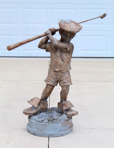 Vintage life size boy - life-size, golfer