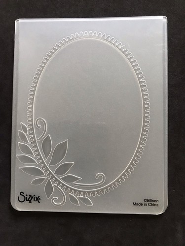 Oval frame foliage leaves