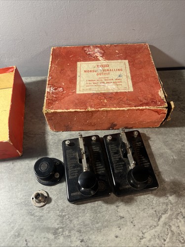 Vintage merit morse code key - vintage, x