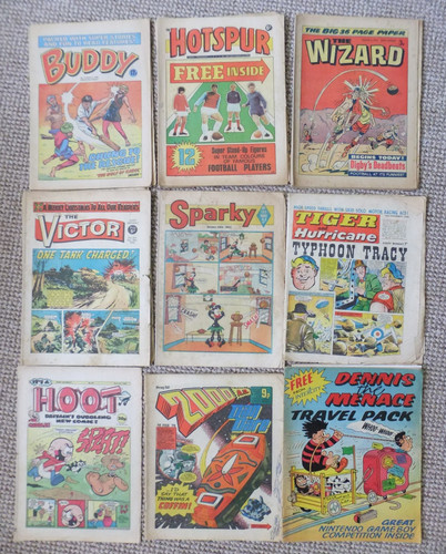Vintage comics hotspur - vintage,