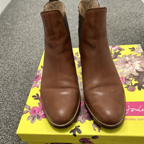 Joules tan leather chelsea - joules,