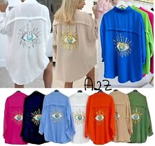 Womens Ladies Sequin Eye