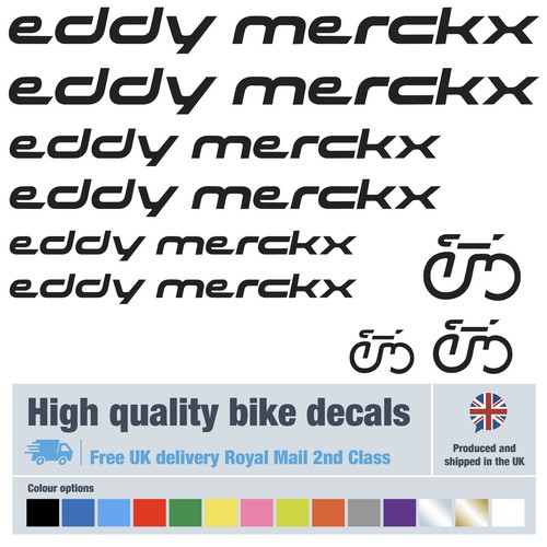 Eddy merckx bike decals - eddy,
