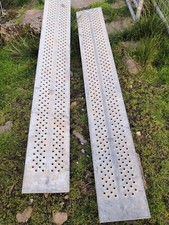 8 Foot steel Ifor Williams Trailer loading Ramps For LT LM & Tipping Trailers 