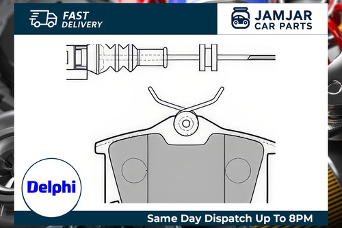 Delphi lp1815 brake pad set - delphi,