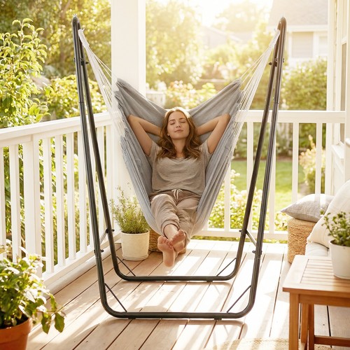 Metal hammock chair with - metal,