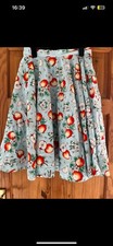 Hell bunny Apple Print Skirt