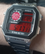 Casio AE1200 Fallout Nuka Cola Edition Prop Fully Working