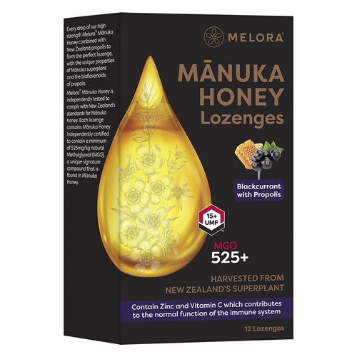 Melora manuka honey lozenges - manuka,