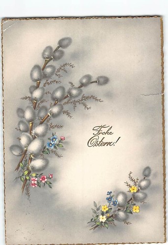 Postcard happy easter pussy - postcard, easter!