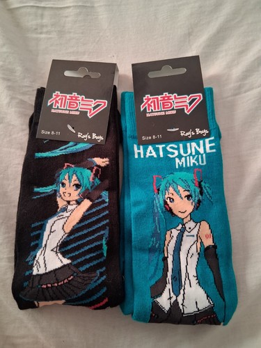 Hatsune miku mens socks 2 - miku,