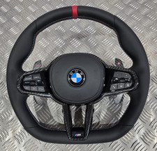 BMW Carbon Leather Steering Wheel with BAG Flat Bottom G Series G20 G30 G80 G82