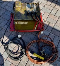 Oxford Bantam 180, Oil filled Arc / Stick Welder, 1000 Rods +, Mask & trolley.