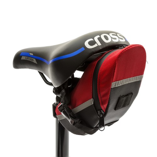Bicycle seat post - post, red