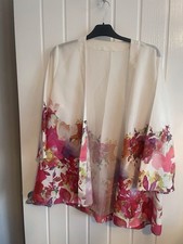 Ladies White Floral Long