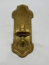 ANTIQUE BRASS WALL CANDLE SCONCE CANDLESTICK HOLDER VINTAGE HARDWARE COLLECTIBLE