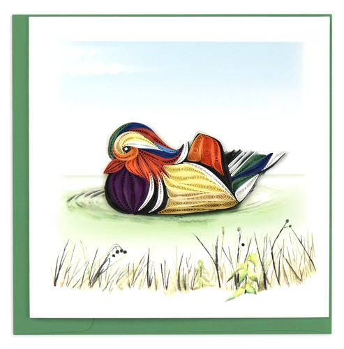 Quilling mandarin duck ducky - duck,