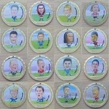 Promatch 97 (1997) Football Player Coin Medals Medallions Single Coins - Various