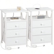 AMHANCIBLE Bedside Tables Set