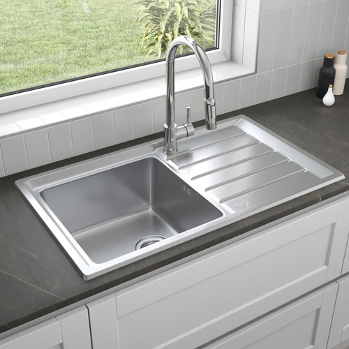 Stainless steel bowl kitchen - stainless,