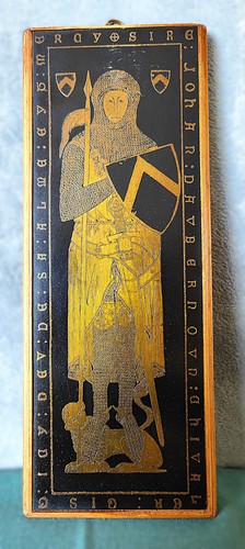 Decorative brass rubbing - decorative,