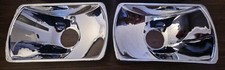 2x SAAB 900 Classic Headlamp Headlight  Reflectors REFURBISHED FLATNOSE C900