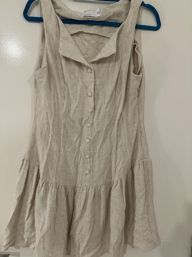 Asos cream mini dress - size, 14