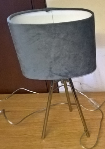 Dunelm nora chrome tripod - dunelm,