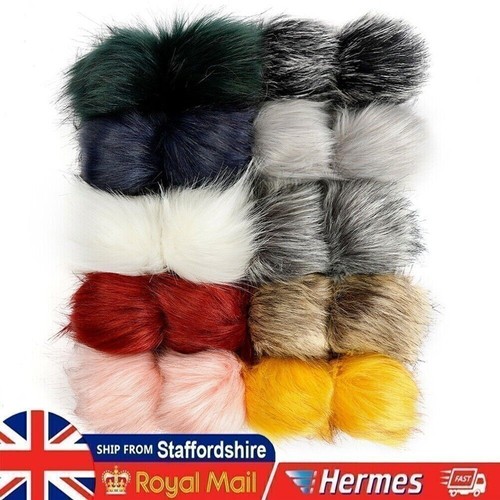 20pcs faux fur - pom, 10