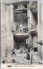 Vintage Postcard Military Hospital France WWI