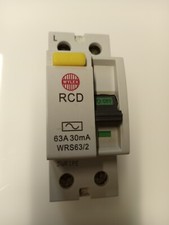 Wylex RCD 63 Amp 30mA Double