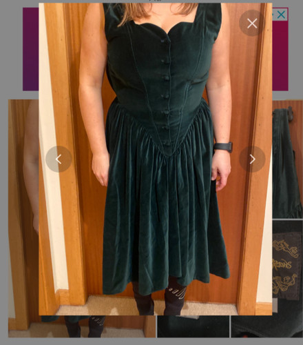 Droopy and brown dress - droopy, size