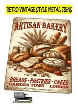 Artisan Bakery Sign, Vintage