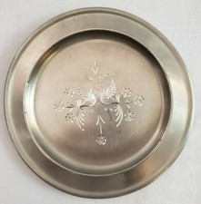 VINTAGE Pewter Plate By R.F