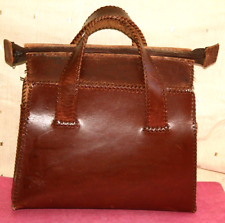 VINTAGE THICK BROWN LEATHER