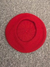 Red Beret Winter Hat Ladies 