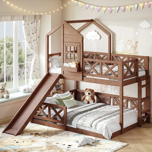 Twin over full house bunk - over,