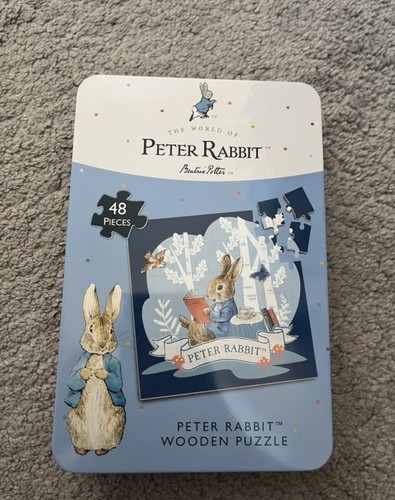 Peter rabbit jigsaw tin - in,