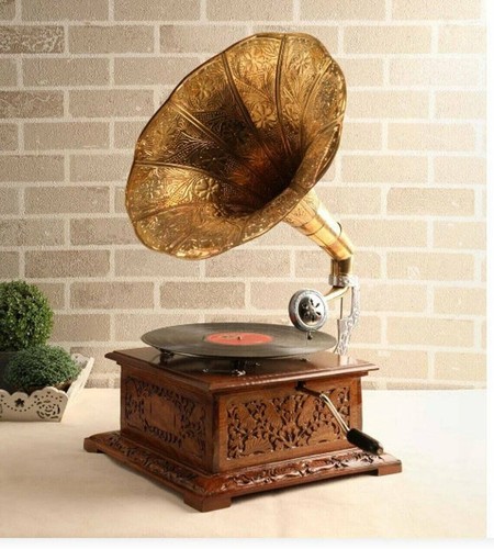 Antique working gramophone - antique,