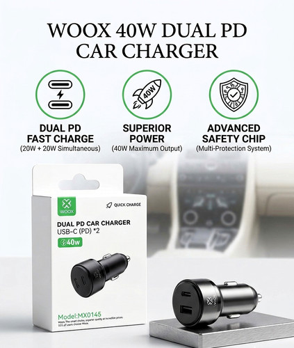 Premium quality woox 40w dual - 40w,