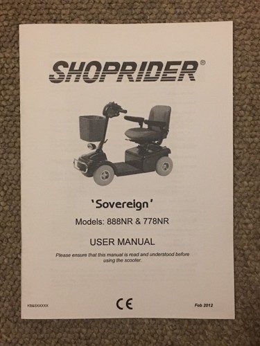 Shoprider sovereign 888nr - sovereign,
