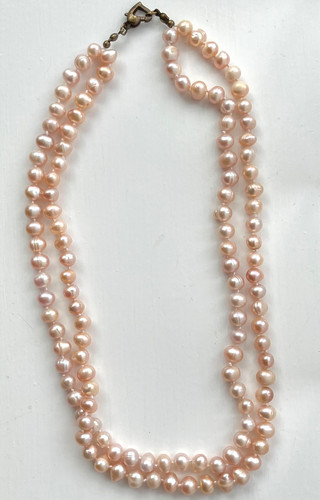 Genuine pearl necklace 2 - ,
