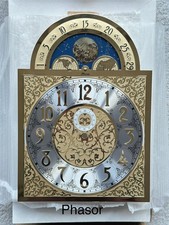 KRAUSS Grandfather Clock Dial for Hermle 1151-053 Chain Triple Chime Movement