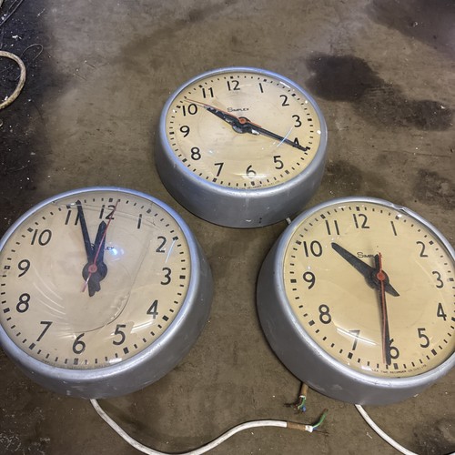 Vintage simplex wall clock - simplex,